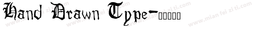 Hand Drawn Type字体转换